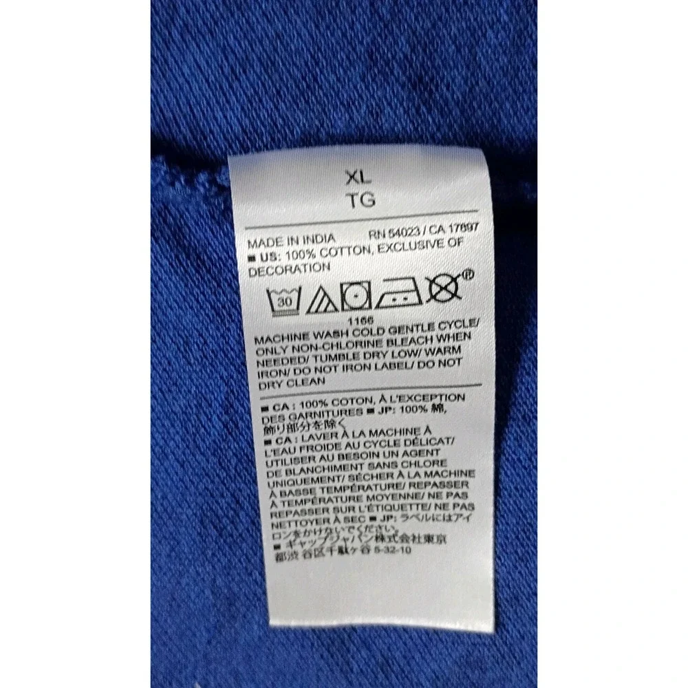 Banana Republic Mens Organic Cotton Pique Polo Short Sleeve XL - BLUE‎